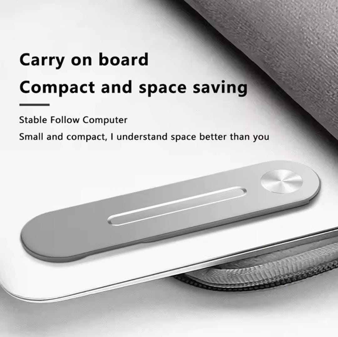 WhatsApp-Image-2025-05-06-at-5.31.50-PM.jpeg Laptop Phone Stand Metal Expansion Screen Side Mount Magnetic Folding Phone Holder For Xiaomi IPhone Pc Pointer Support / Bracket - Image 3