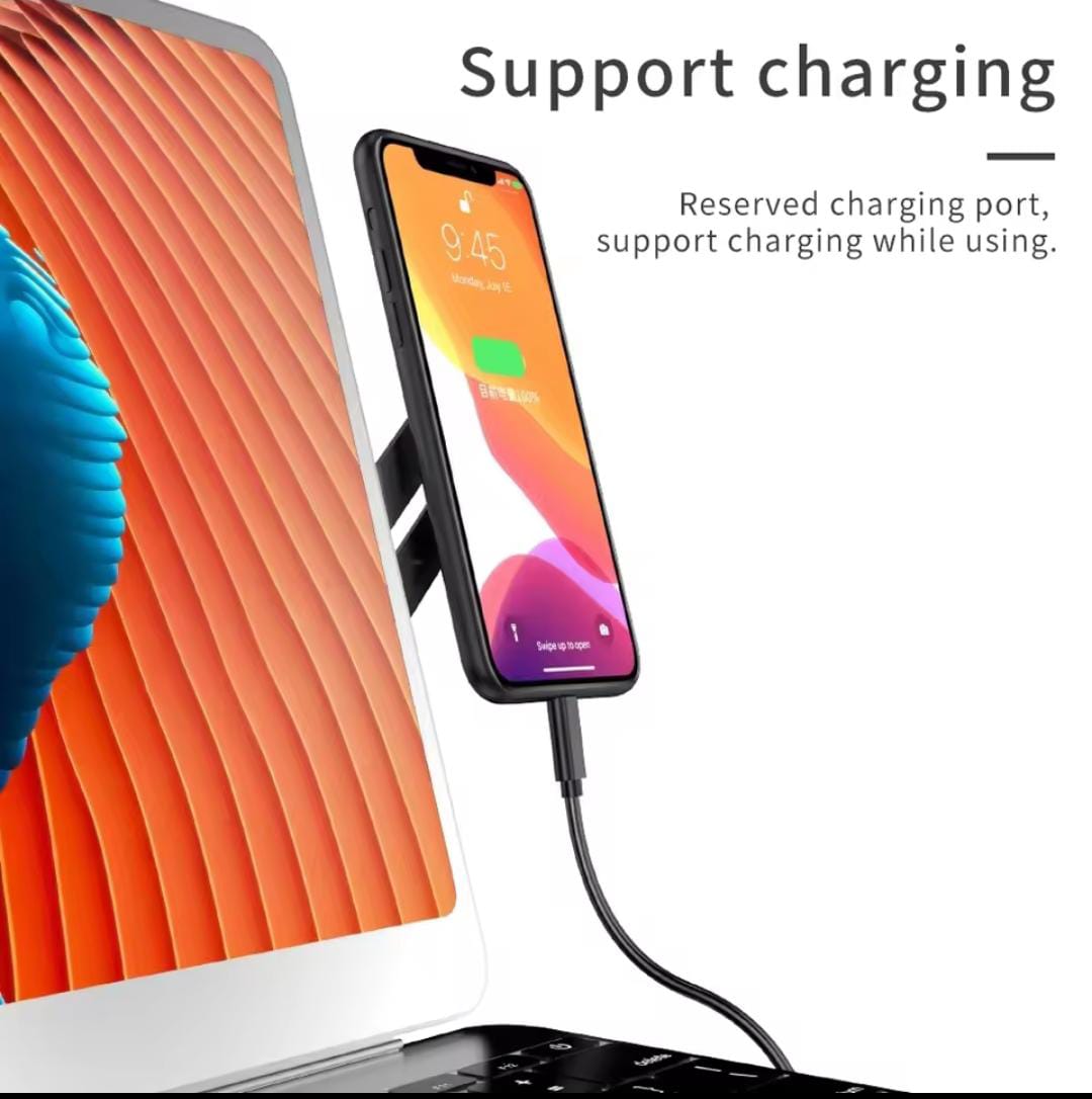WhatsApp-Image-2025-05-06-at-5.31.54-PM.jpeg Laptop Phone Stand Metal Expansion Screen Side Mount Magnetic Folding Phone Holder For Xiaomi IPhone Pc Pointer Support / Bracket - Image 5